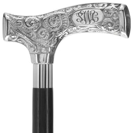 Make It Yours: Premium Chrome Cane w/ Personalized Engraving