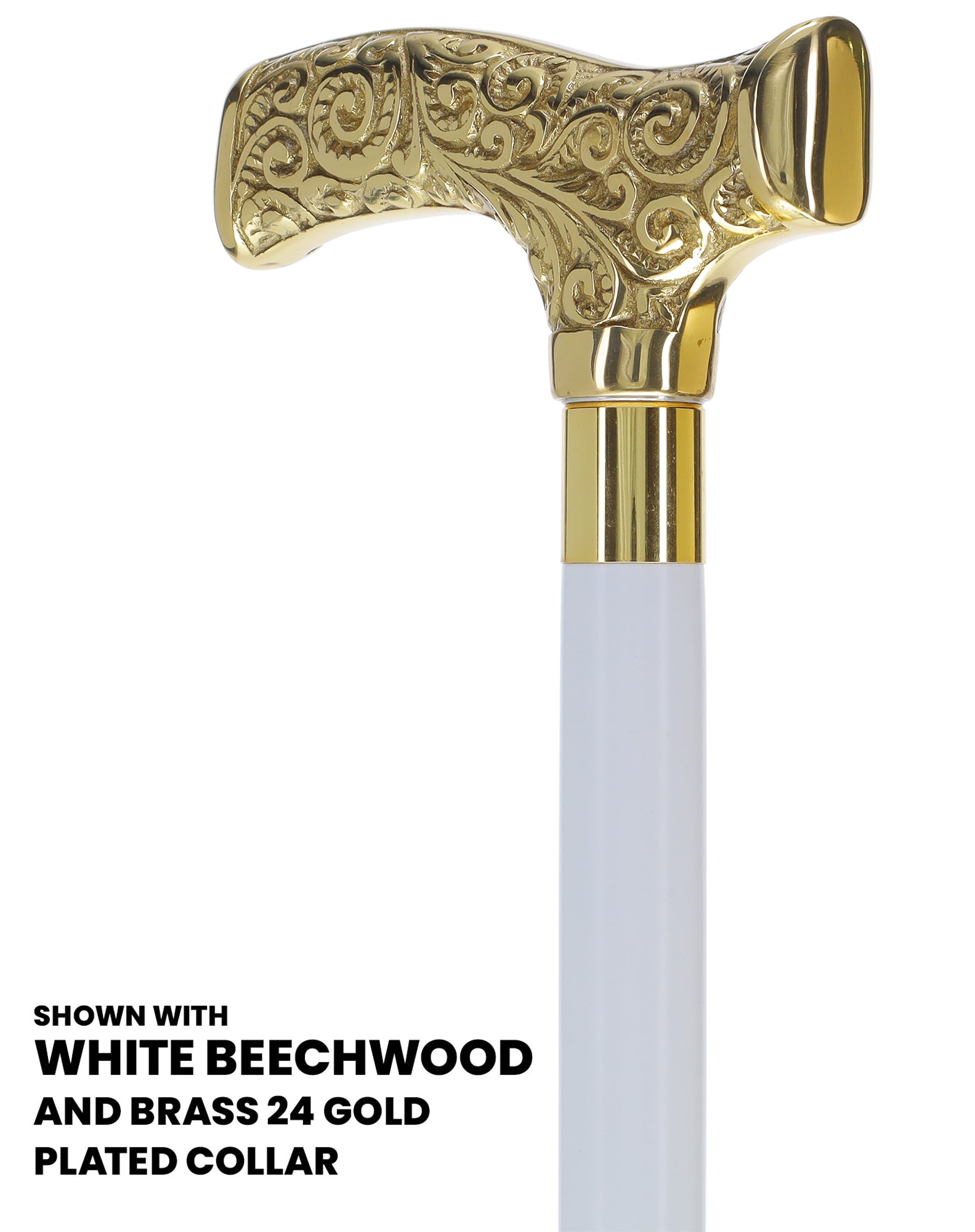 Make It Yours: Premium Brass Cane w/ Personalized Engraving