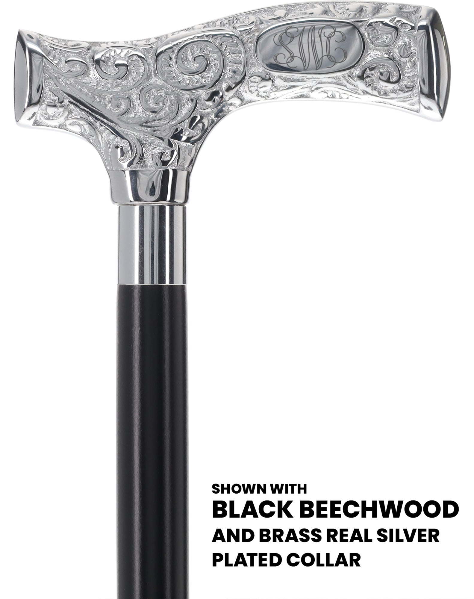 Make It Yours: Premium Chrome Cane w/ Personalized Engraving
