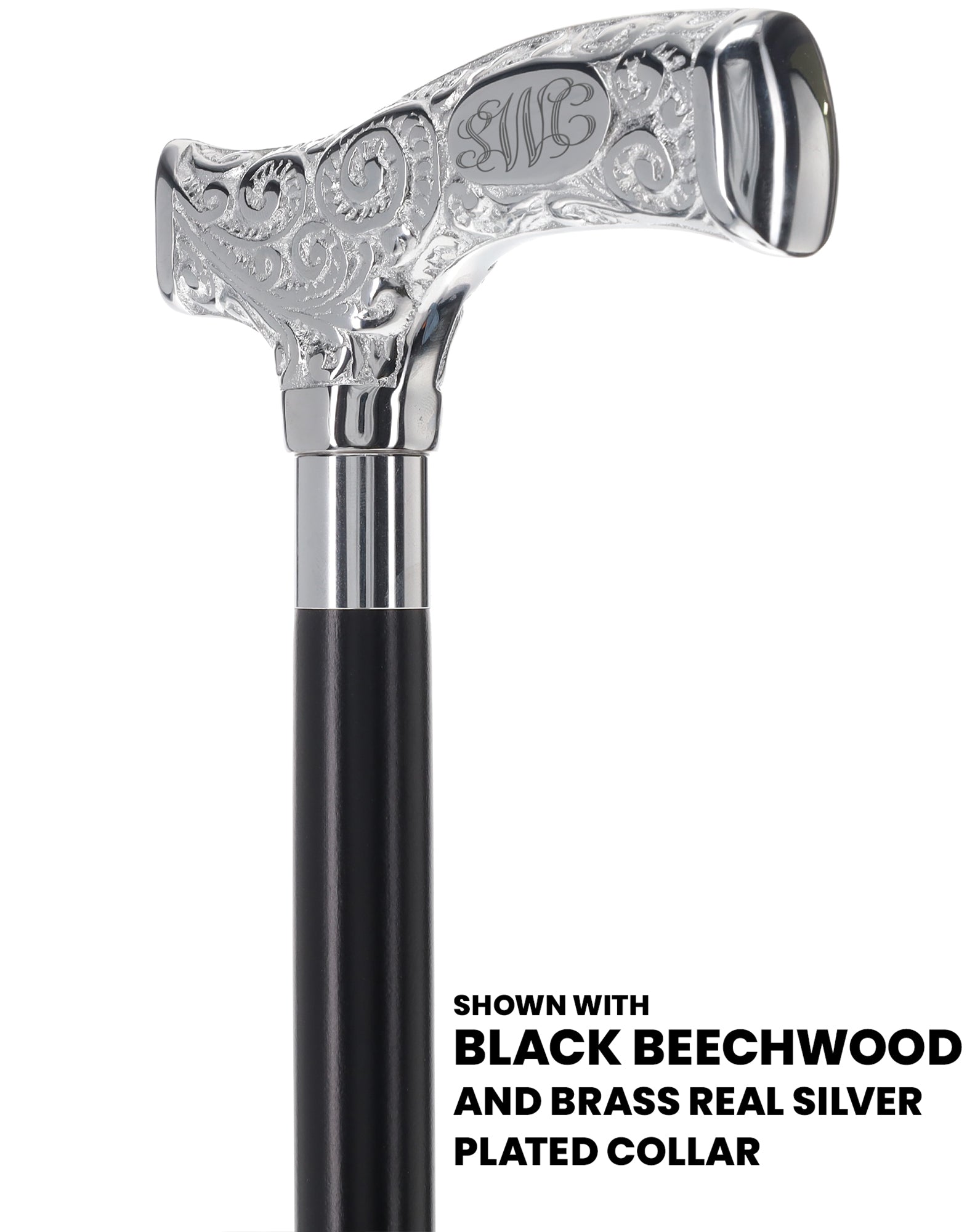 Make It Yours: Premium Chrome Cane w/ Personalized Engraving