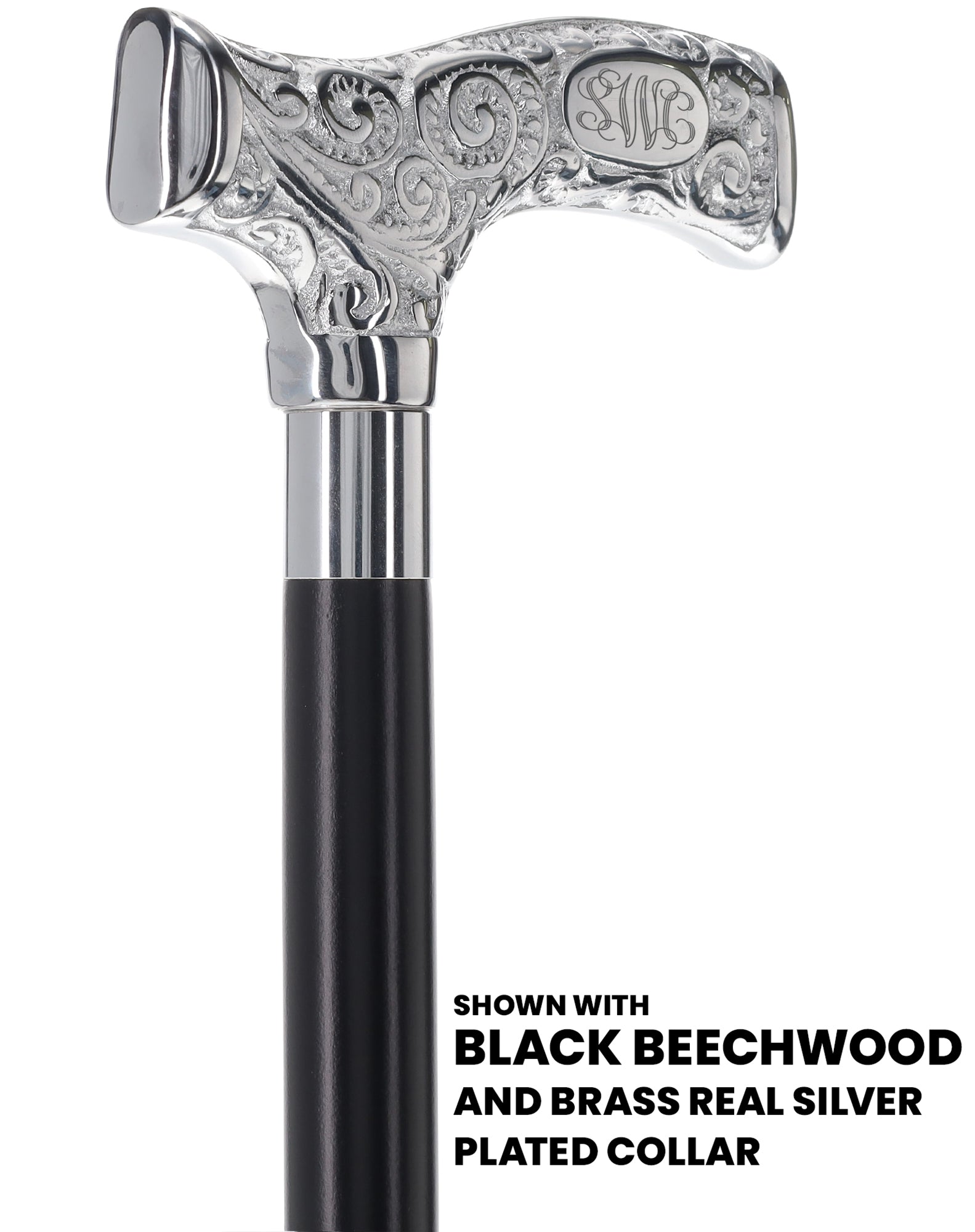 Make It Yours: Premium Chrome Cane w/ Personalized Engraving
