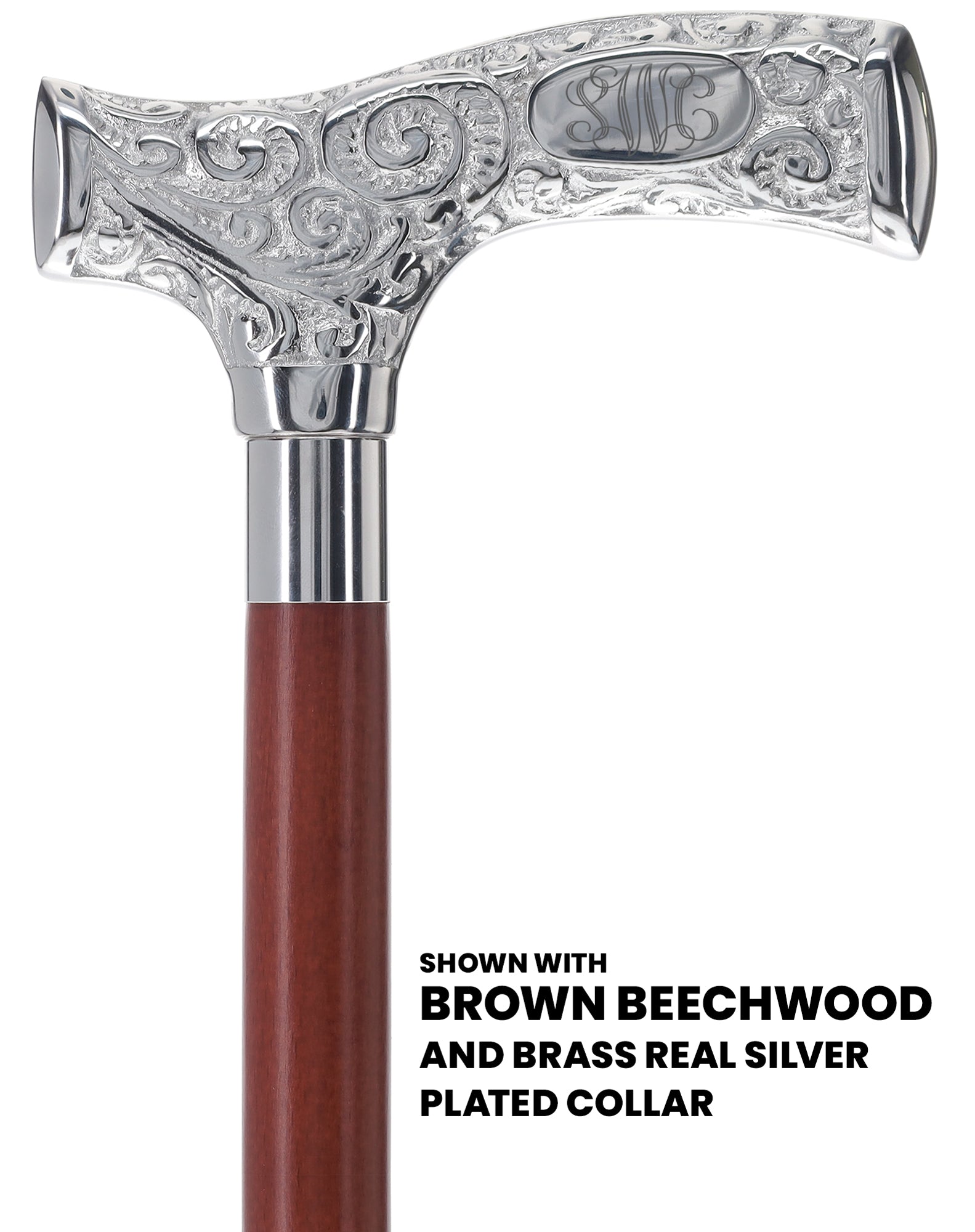 Make It Yours: Premium Chrome Cane w/ Personalized Engraving