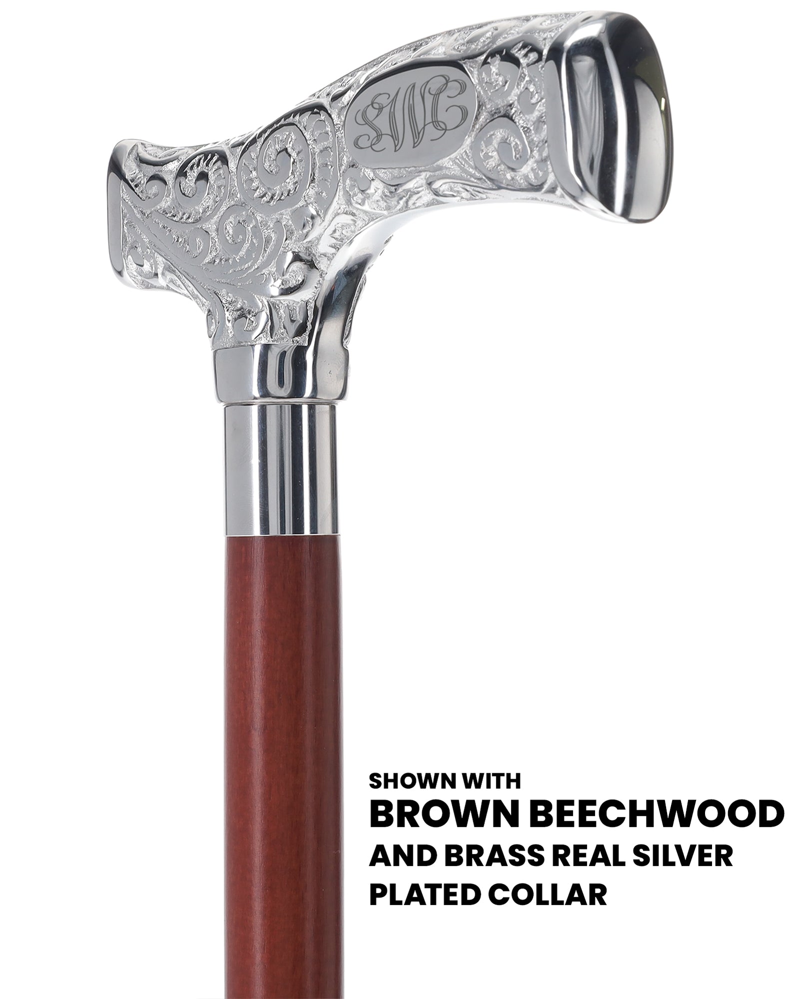 Make It Yours: Premium Chrome Cane w/ Personalized Engraving