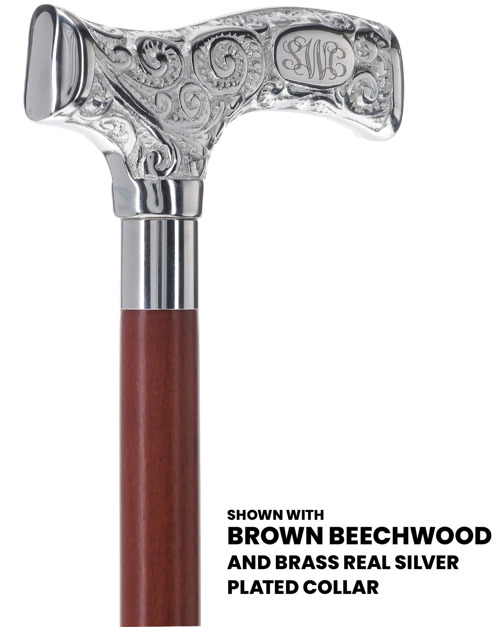 Make It Yours: Premium Chrome Cane w/ Personalized Engraving