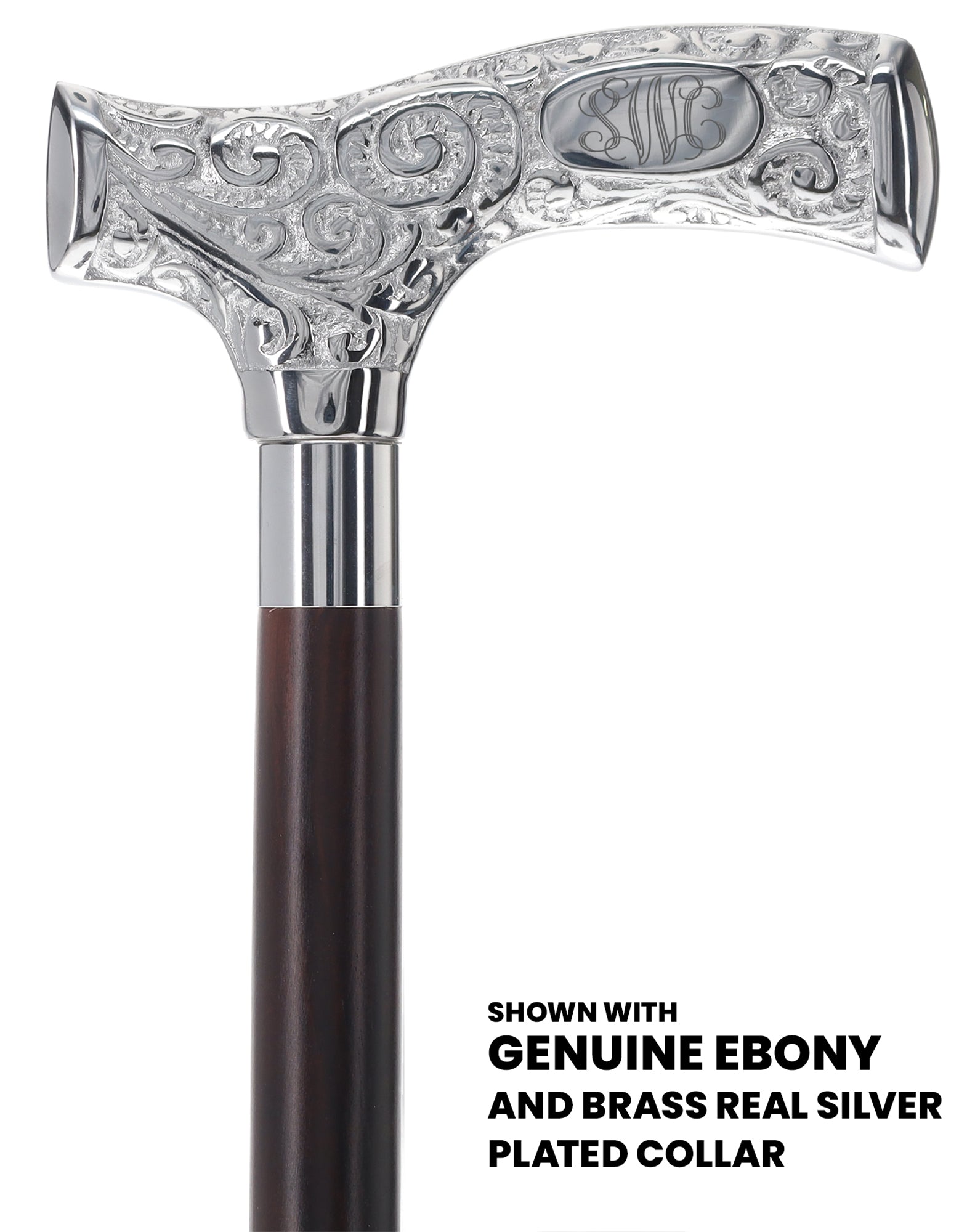 Make It Yours: Premium Chrome Cane w/ Personalized Engraving