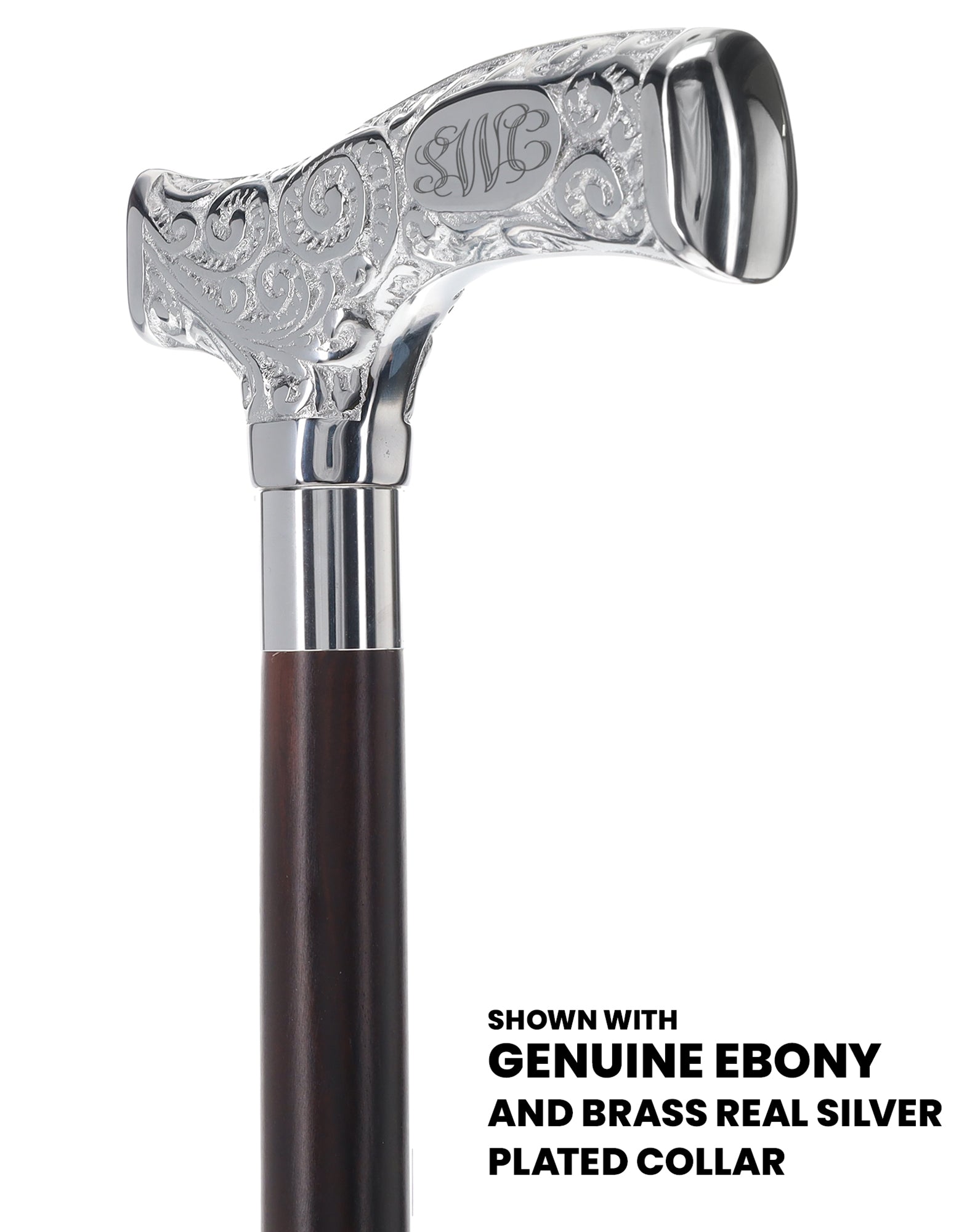 Make It Yours: Premium Chrome Cane w/ Personalized Engraving