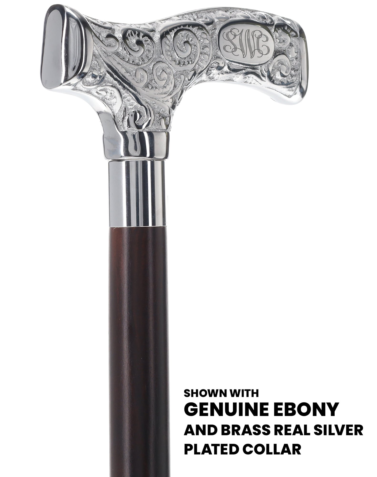 Make It Yours: Premium Chrome Cane w/ Personalized Engraving