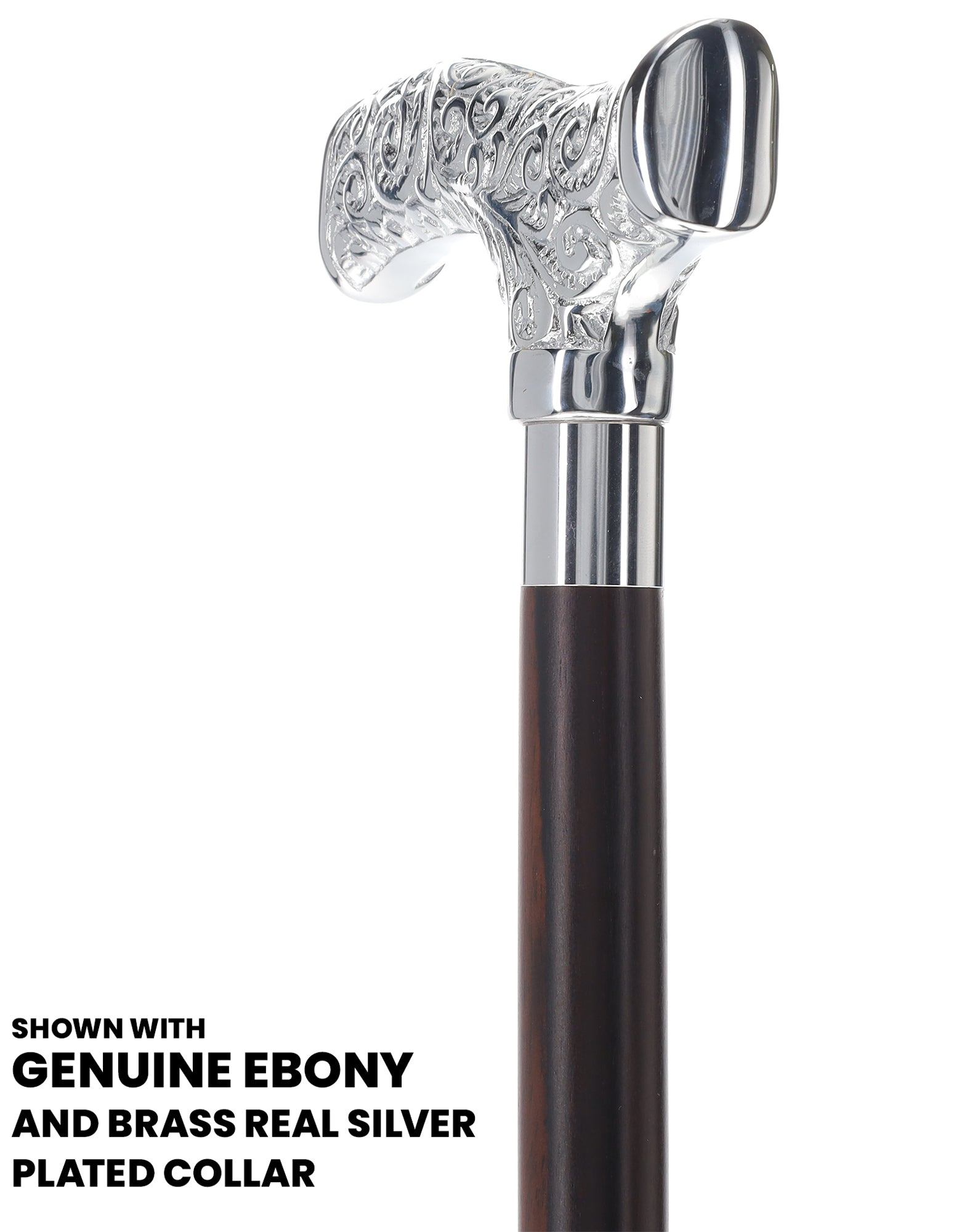 Make It Yours: Premium Chrome Cane w/ Personalized Engraving