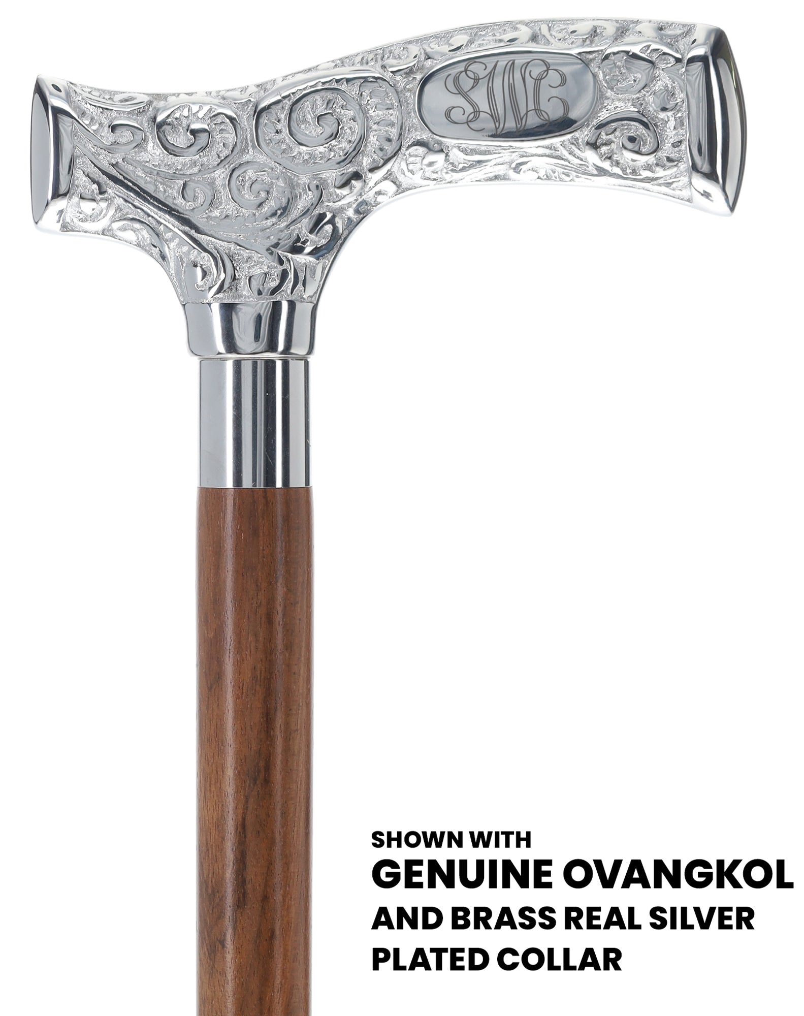 Make It Yours: Premium Chrome Cane w/ Personalized Engraving
