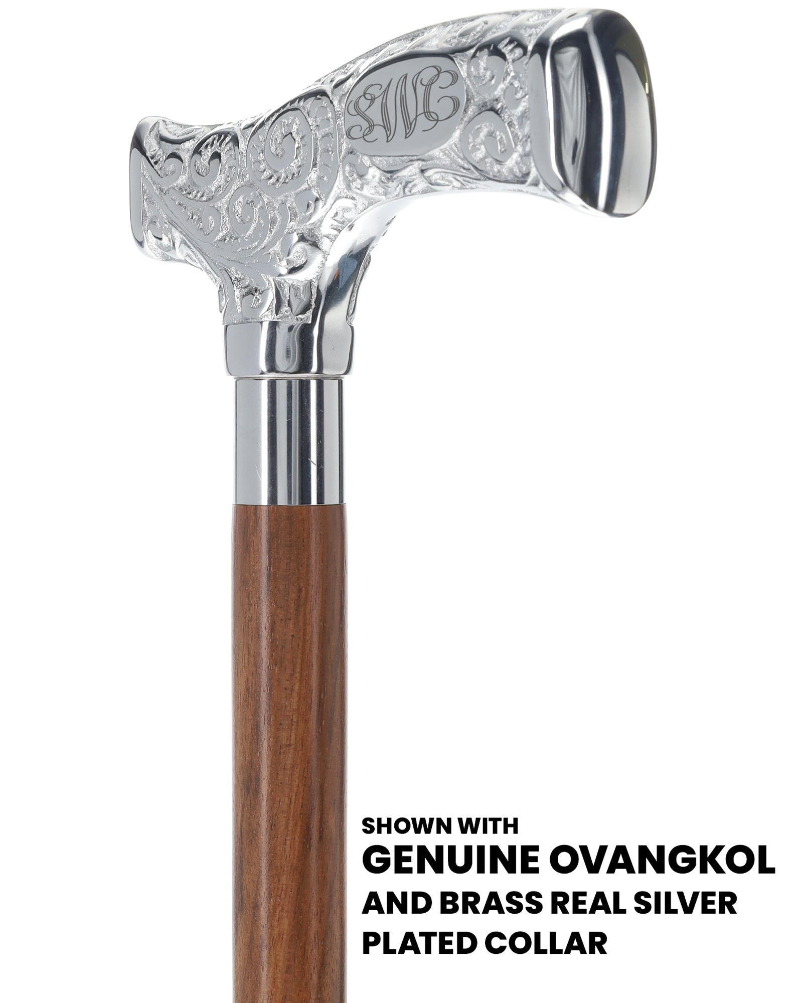 Make It Yours: Premium Chrome Cane w/ Personalized Engraving