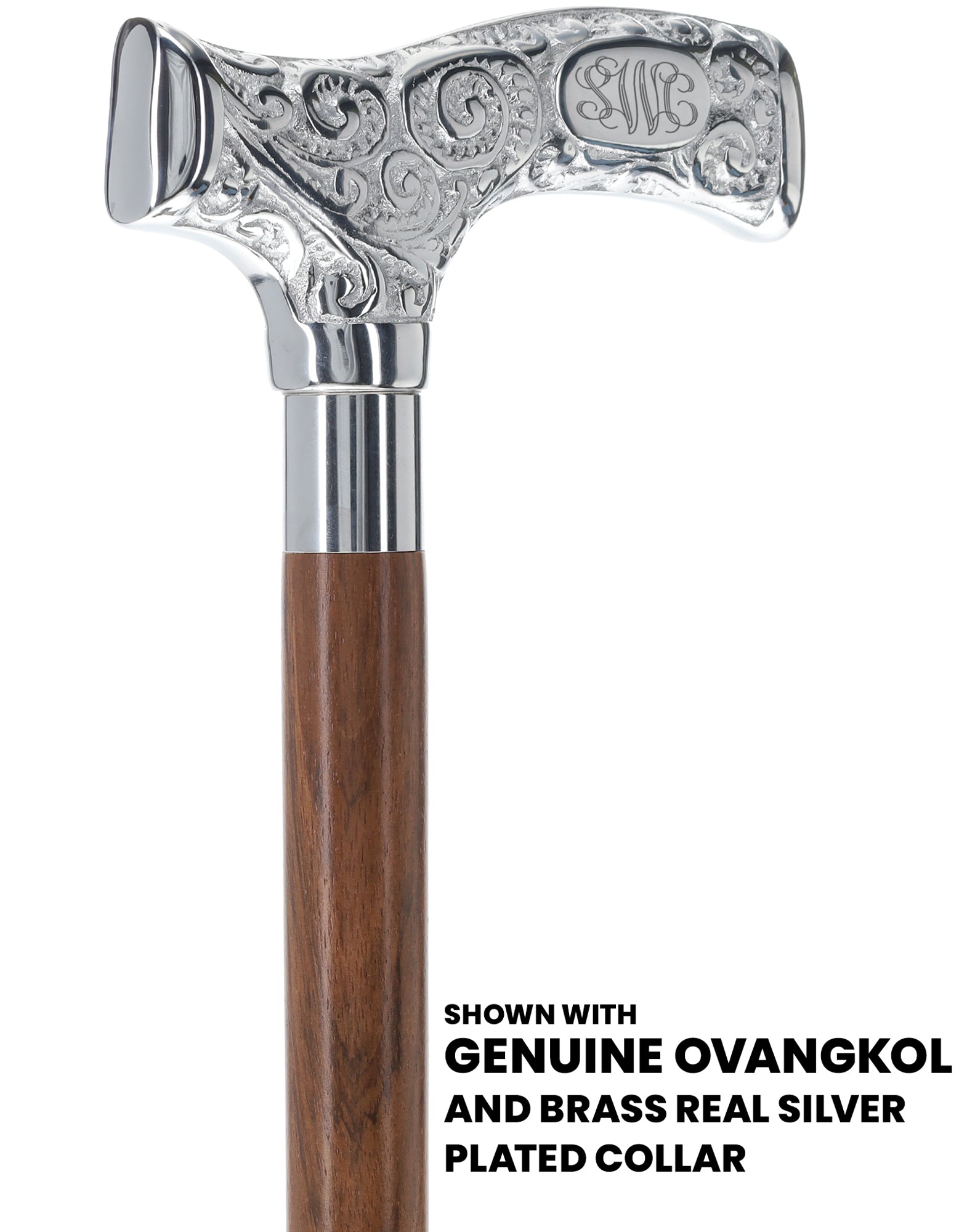 Make It Yours: Premium Chrome Cane w/ Personalized Engraving