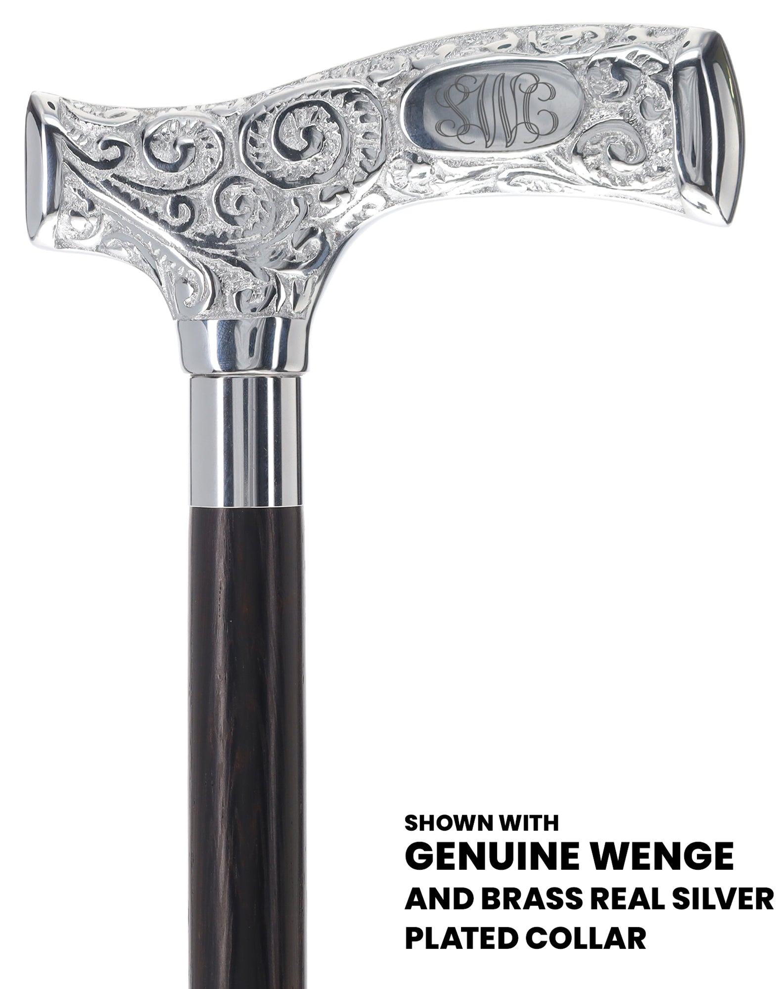 Make It Yours: Premium Chrome Cane w/ Personalized Engraving