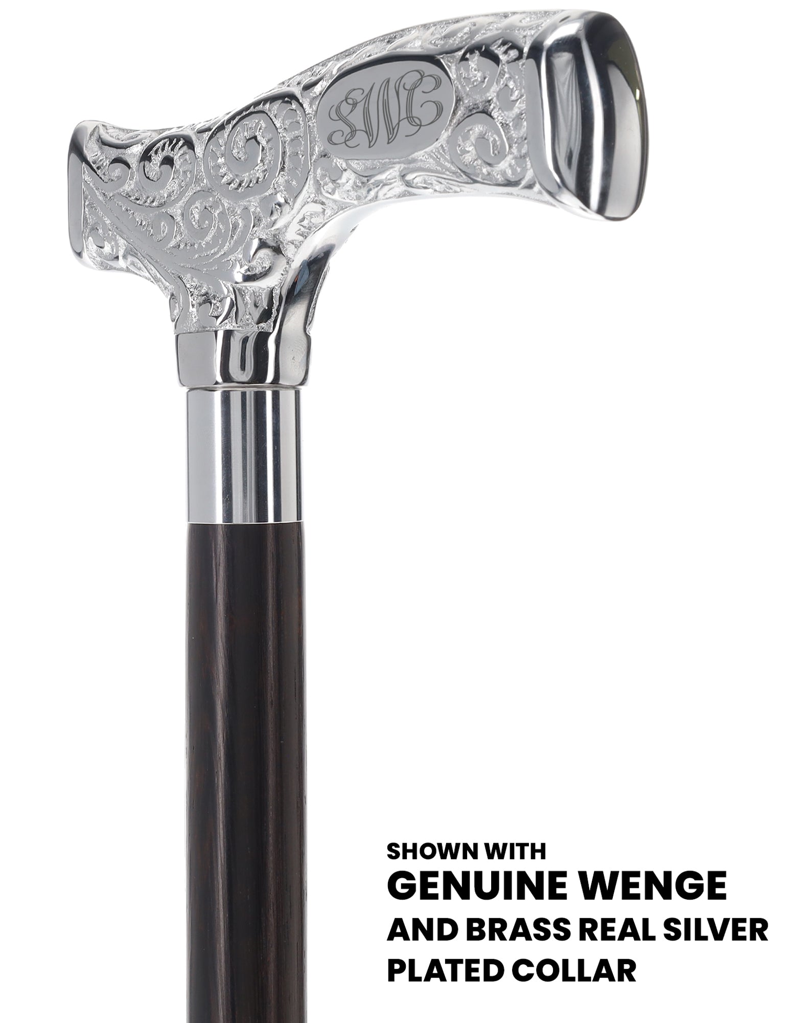 Make It Yours: Premium Chrome Cane w/ Personalized Engraving