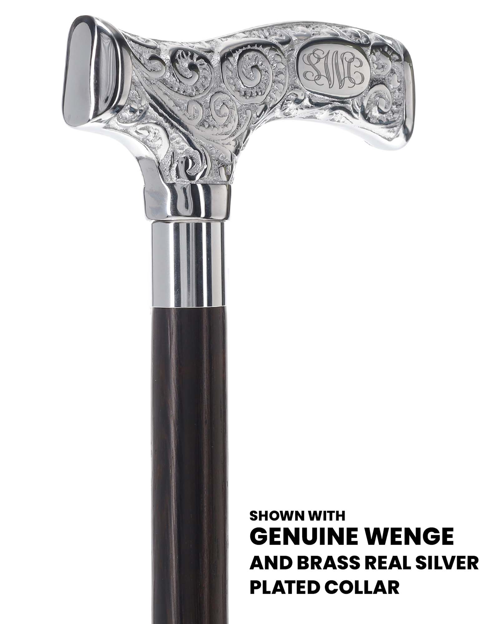 Make It Yours: Premium Chrome Cane w/ Personalized Engraving
