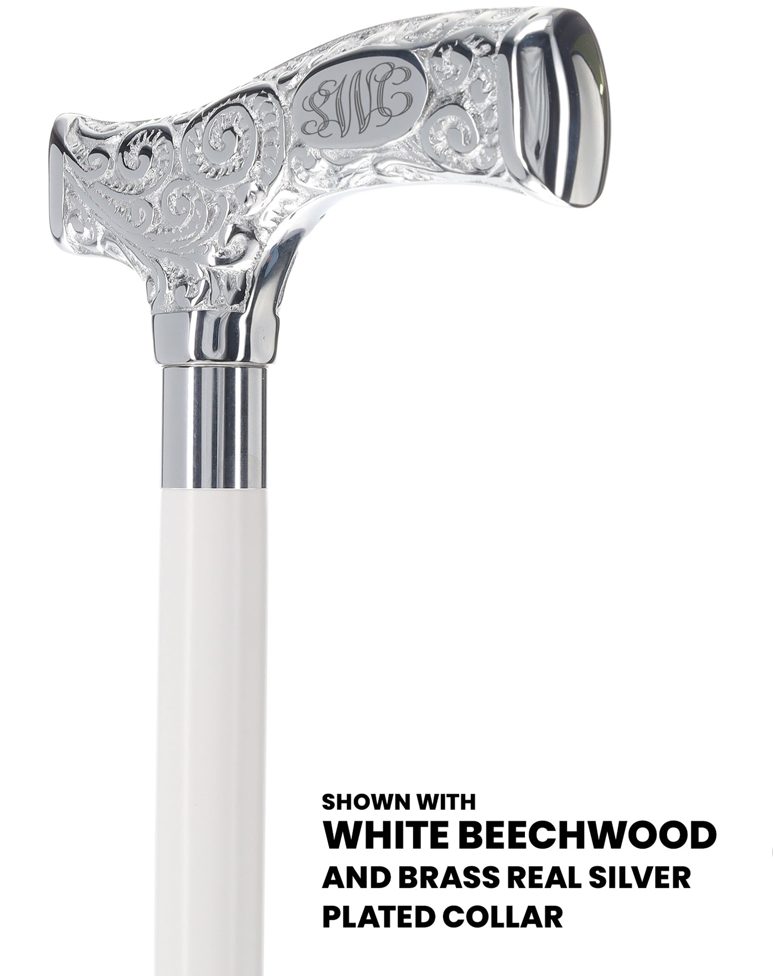 Make It Yours: Premium Chrome Cane w/ Personalized Engraving