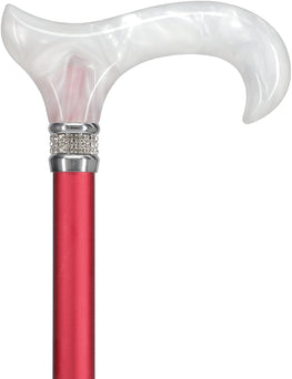 Ruby Pearl Ladies Walking Cane - Walking Canes for Men and Women