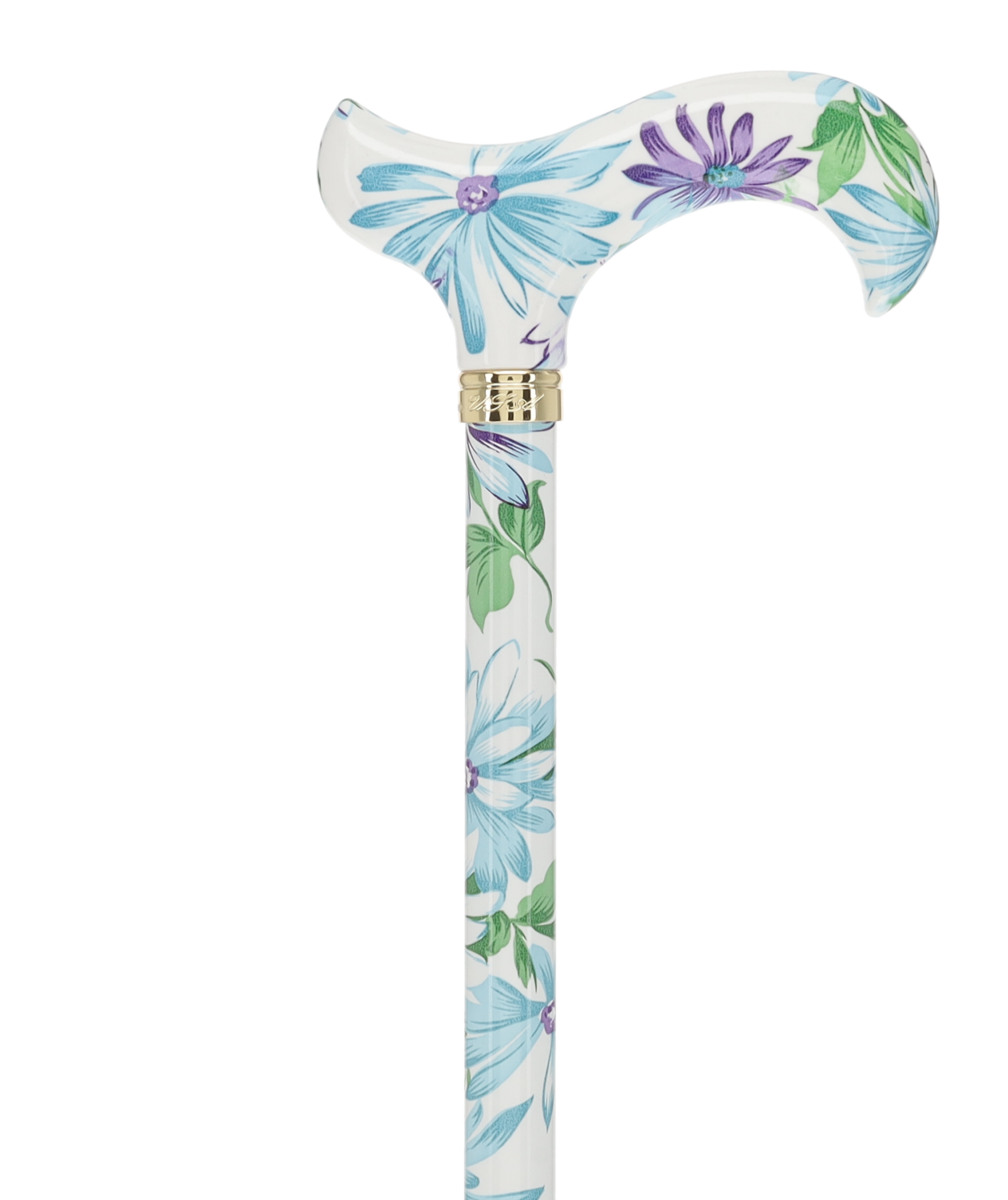 Heavenly Gardens: Designer Adjustable Cane w/ Patterned Handle