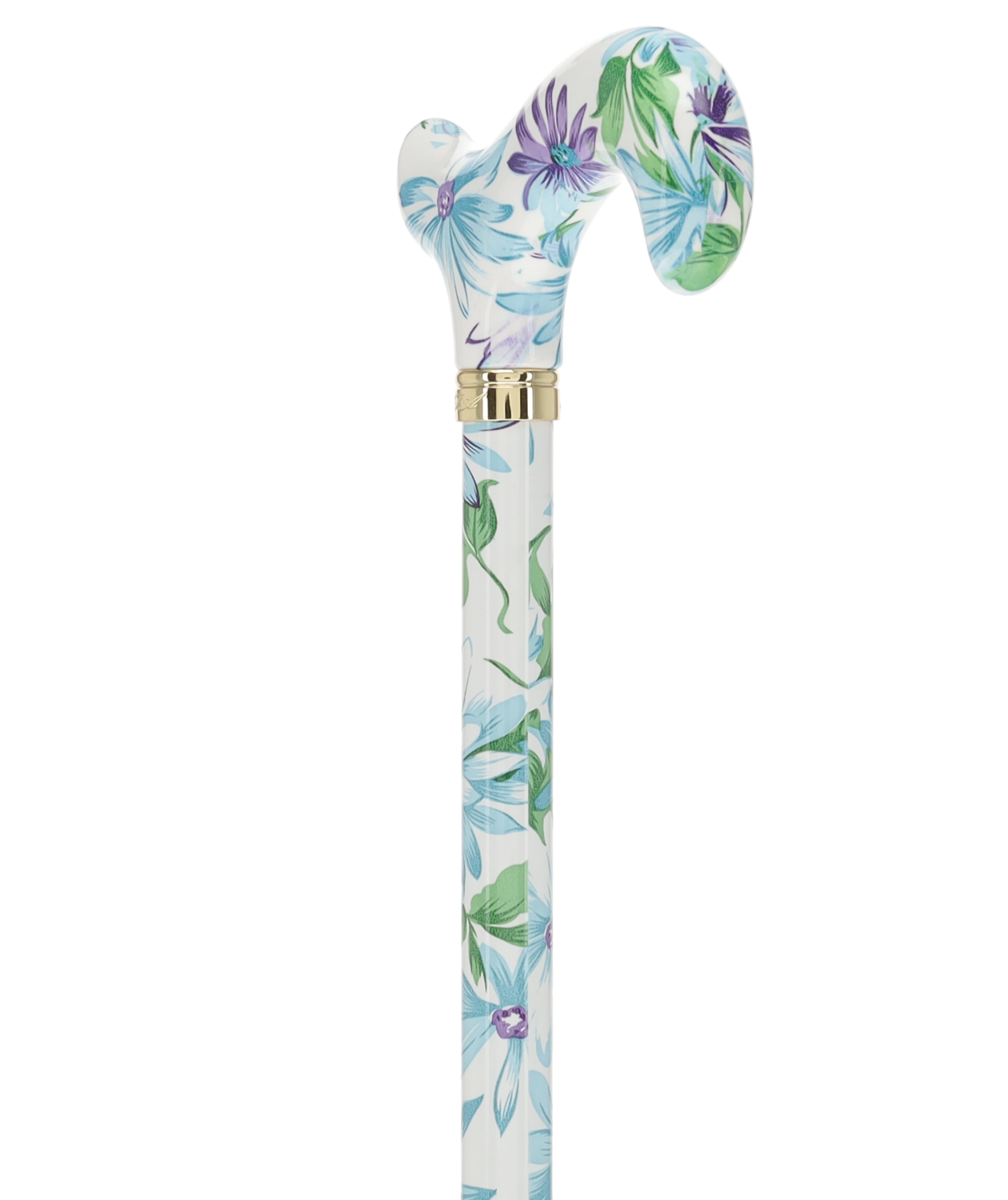 Heavenly Gardens: Designer Adjustable Cane w/ Patterned Handle