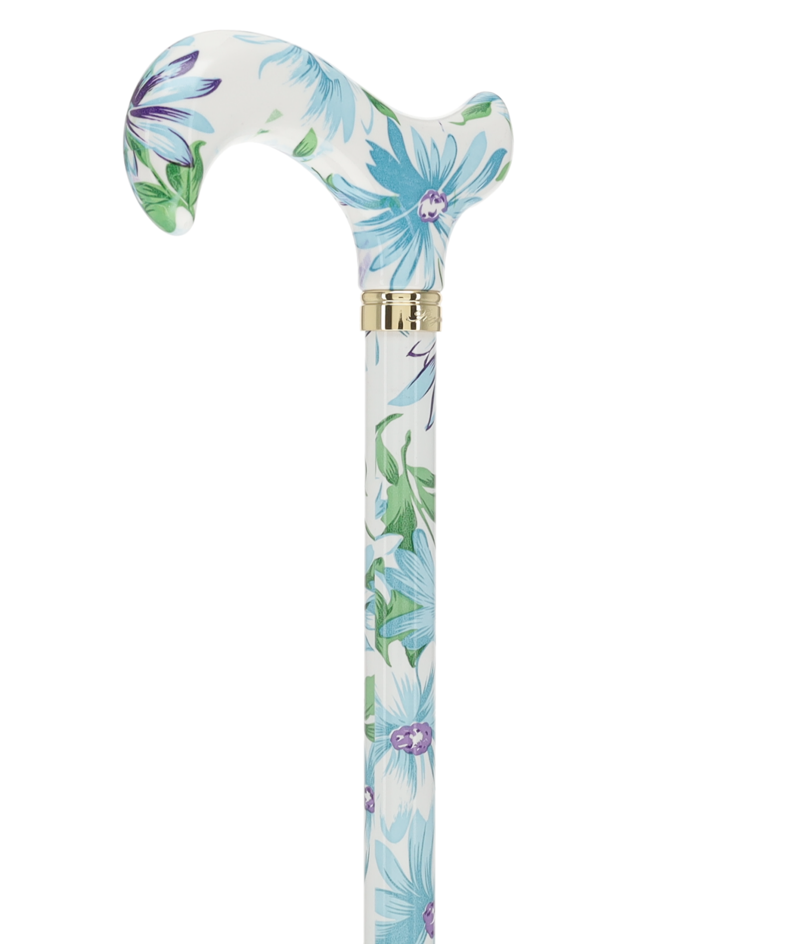 Heavenly Gardens: Designer Adjustable Cane w/ Patterned Handle