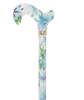 Heavenly Gardens: Designer Adjustable Cane w/ Patterned Handle