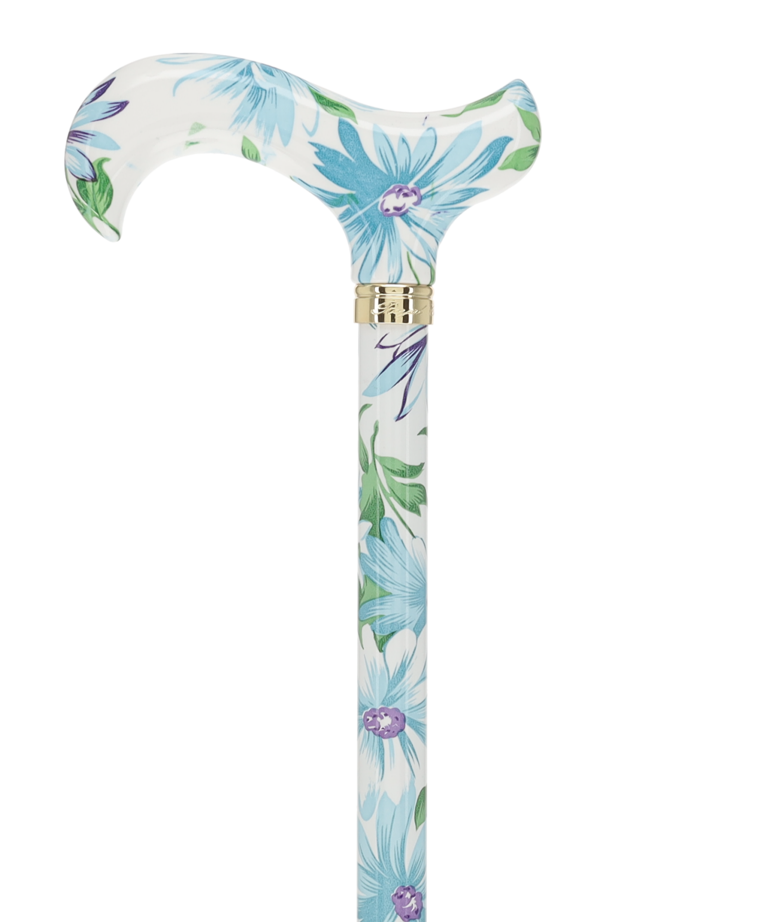 Heavenly Gardens: Designer Adjustable Cane w/ Patterned Handle