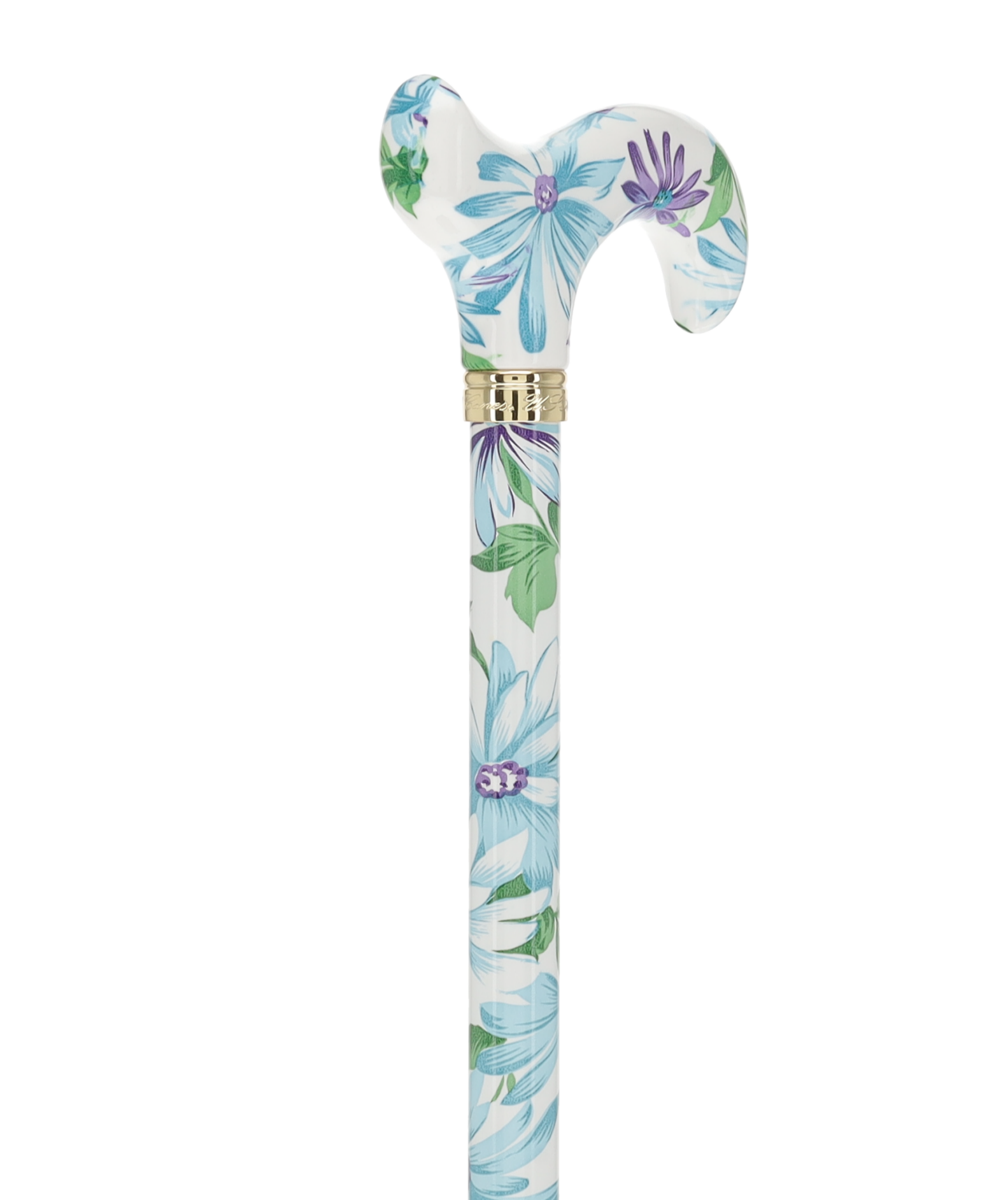 Heavenly Gardens: Designer Adjustable Cane w/ Patterned Handle