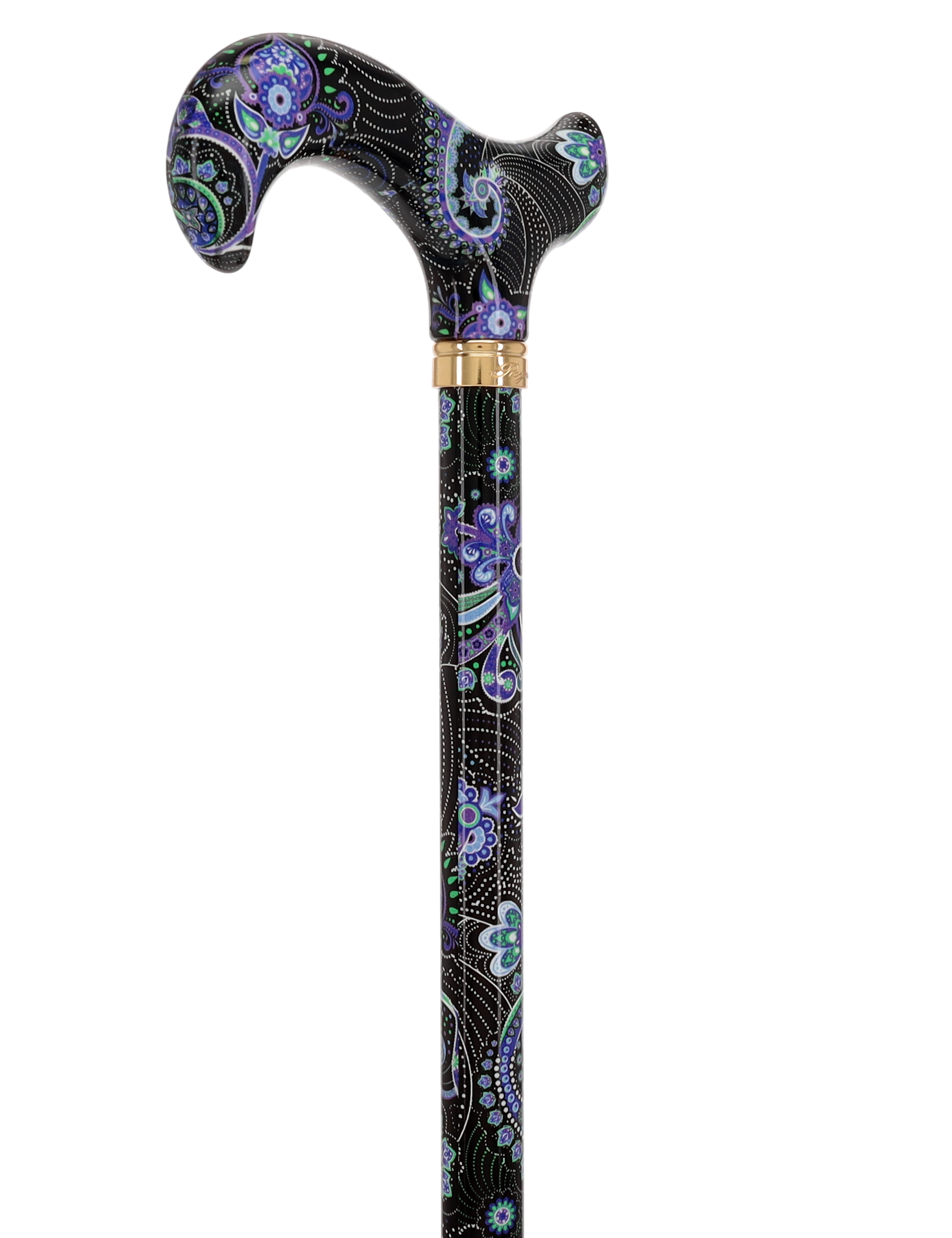 Purple Majesty: Designer Adjustable Cane w/ Patterned Handle
