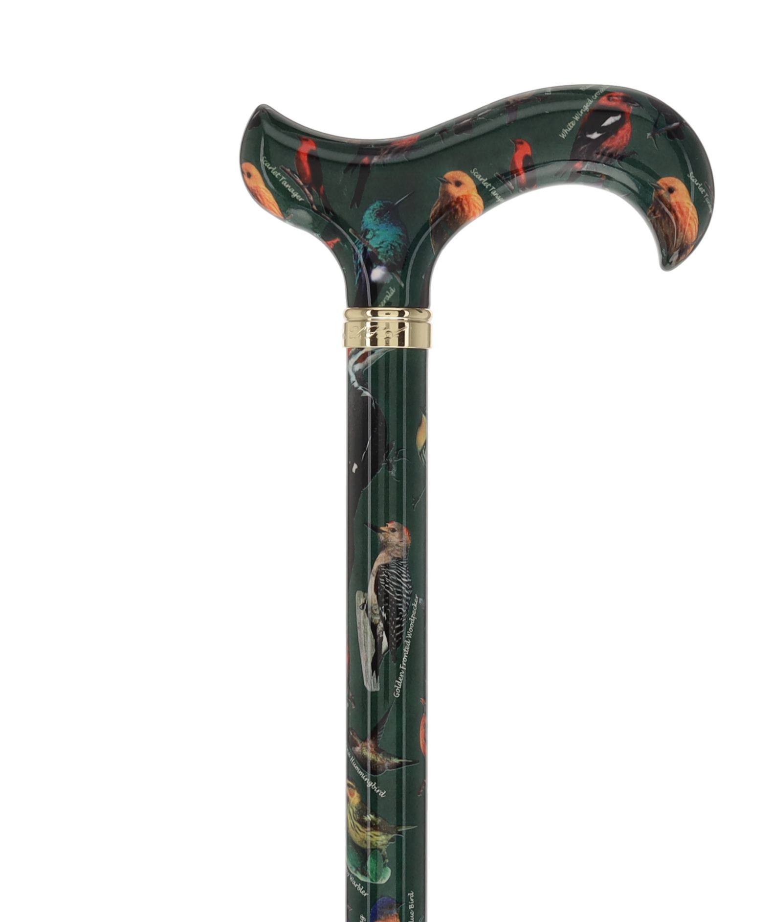 American Songbird: Designer Adjustable Cane w/ Patterned Handle