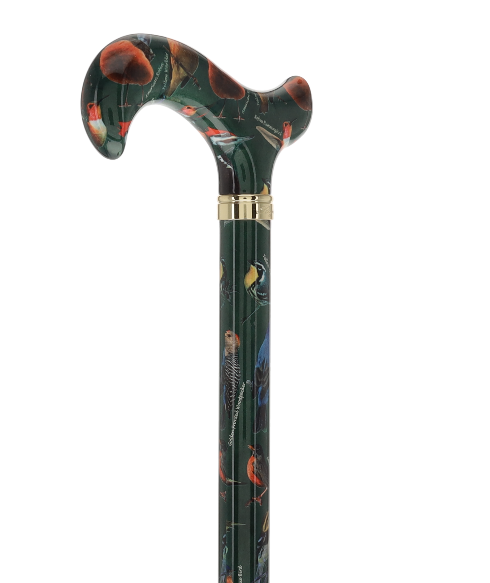 American Songbird: Designer Adjustable Cane w/ Patterned Handle