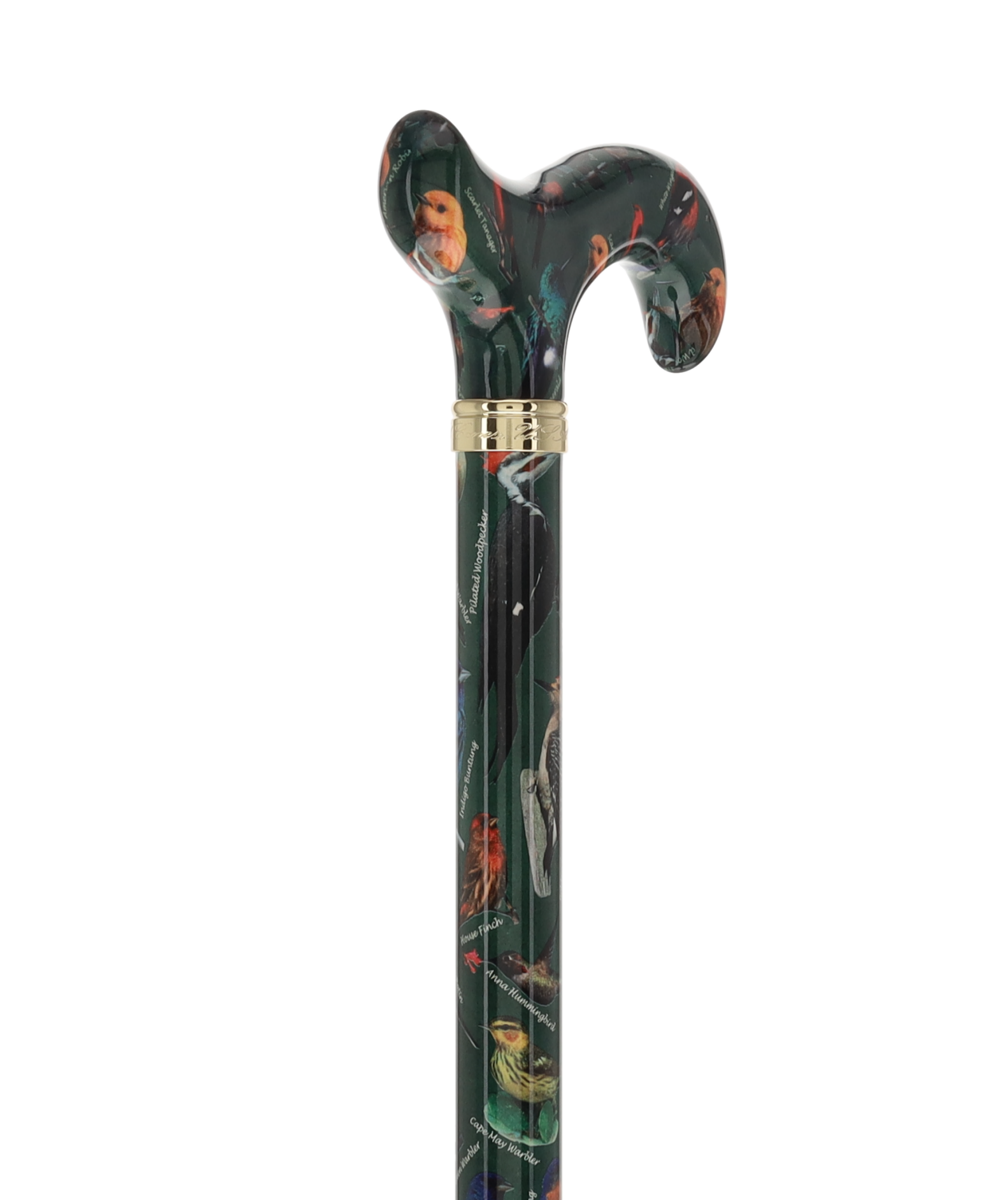 American Songbird: Designer Adjustable Cane w/ Patterned Handle