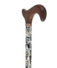 Cat Lovers-Designer Cane, Adjustable w/ wood Derby Handle