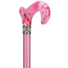 Scratch and Dent Pink Pearlz Designer Adjustable Cane V1717
