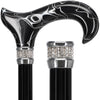 Scratch and Dent Black Pearlz Designer Adjustable Cane V2068