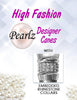 Rhinestone Designer Folding Cane: Pearlz Graceful Lace
