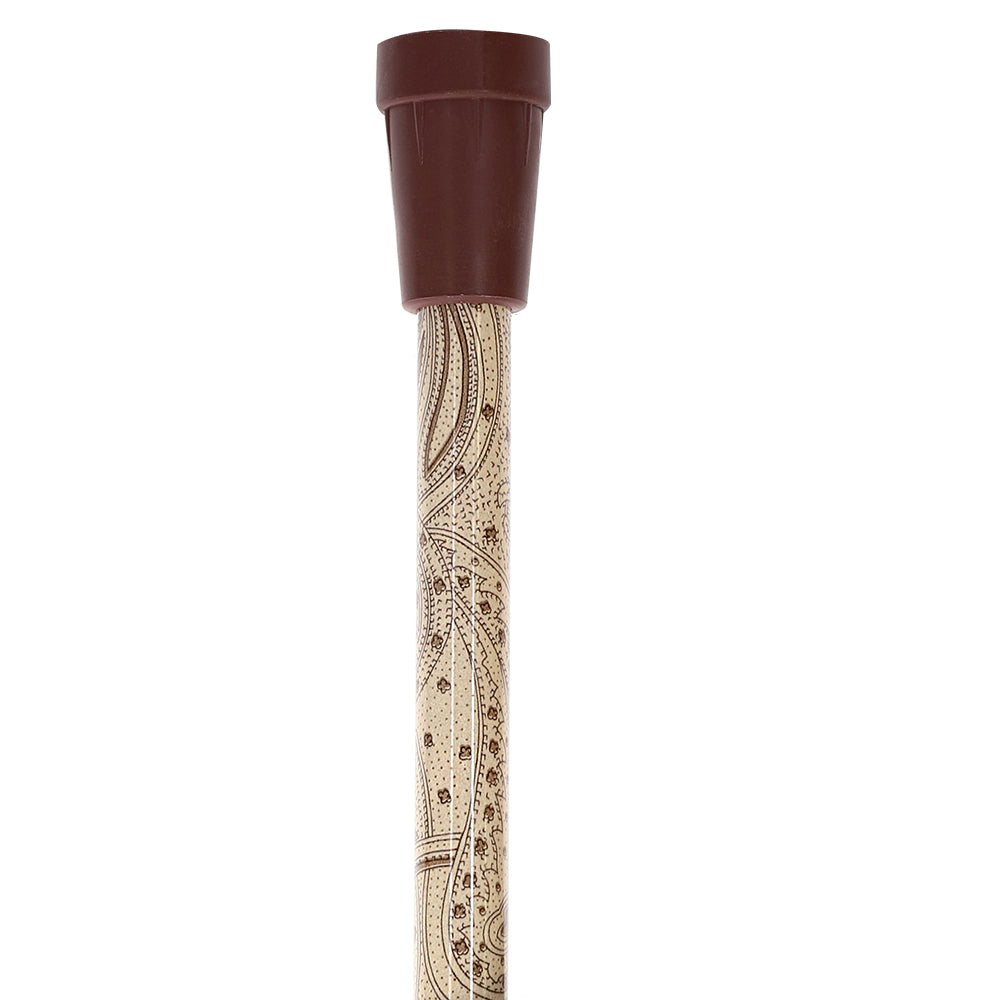 Crème Pearlz Designer Adjustable Orthopedic Folding Cane
