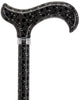 Midnight Rain: Designer Adjustable Cane / Patterned Handle