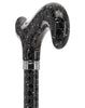 Midnight Rain: Designer Adjustable Cane / Patterned Handle