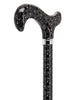 Midnight Rain: Designer Adjustable Cane / Patterned Handle