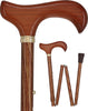 Realistic Wood: Adjustable Cane w/ Wooden Handle