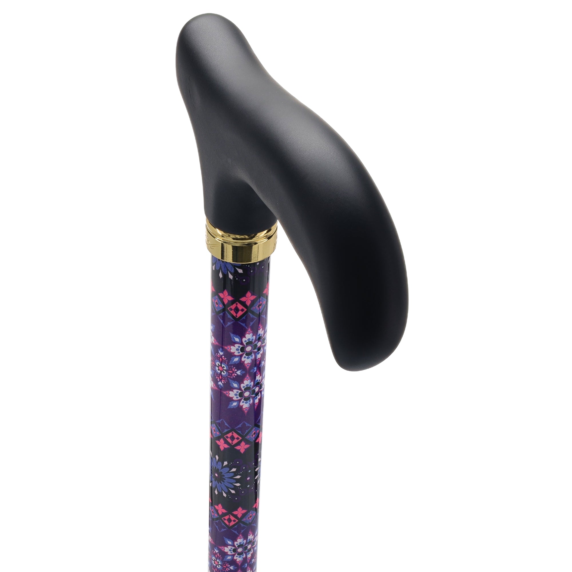 Pretty Purple Adjustable Derby Walking Cane w/ Able Tri Pod Base