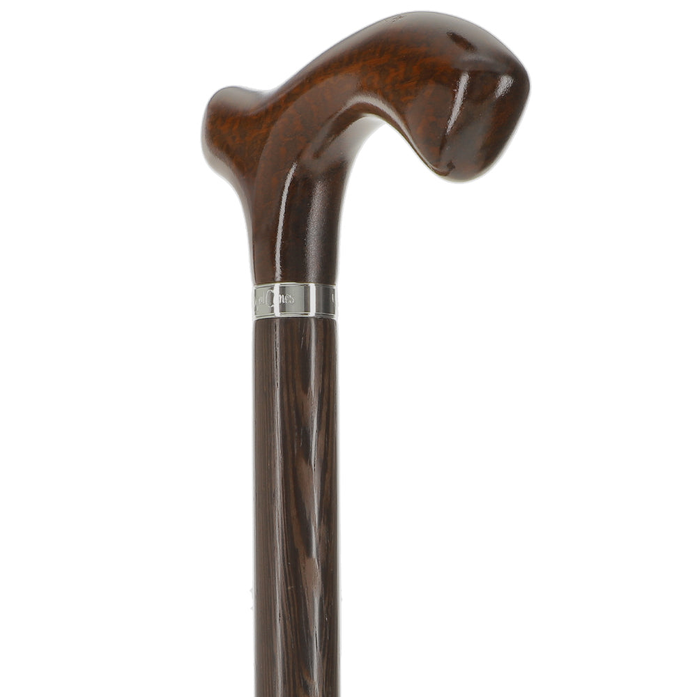 Luxury Genuine Snakewood Fritz Handle Cane - Wenge Shaft