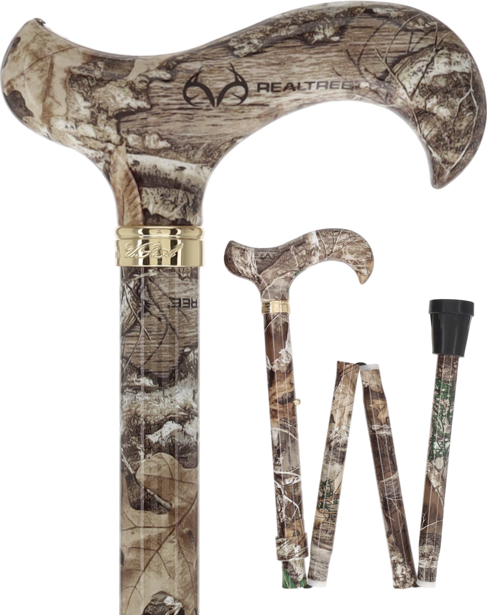 Licensed Realtree Camo Cane Pattern Folding Adjustable Cane