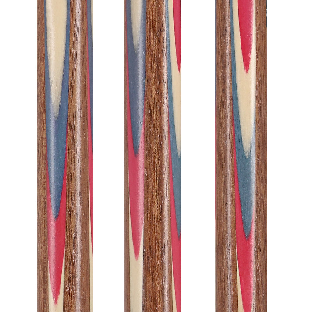 Patriotic "Colors Don't Run" Eagle Cane - Ovangkol Inlaid Wood