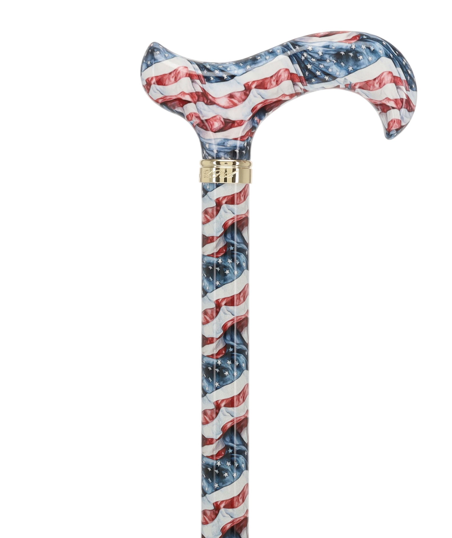 The Americas Designer Cane:  Patterned Derby Handle