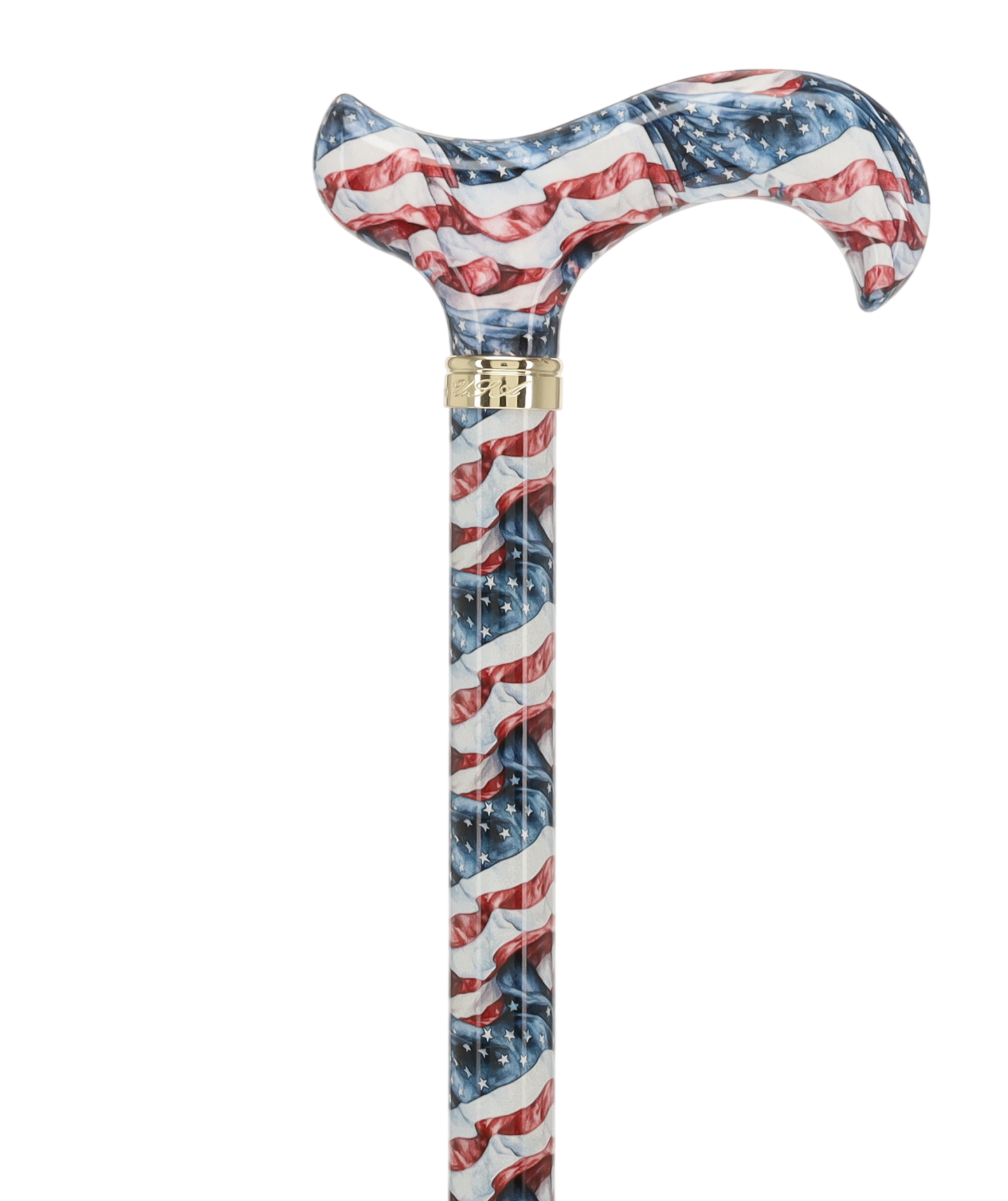 The Americas Designer Cane:  Patterned Derby Handle