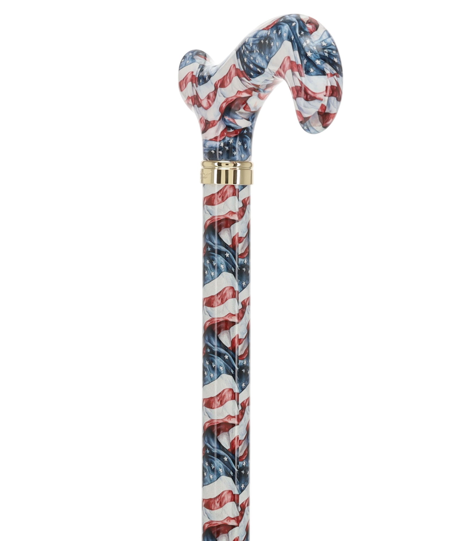 The Americas Designer Cane:  Patterned Derby Handle