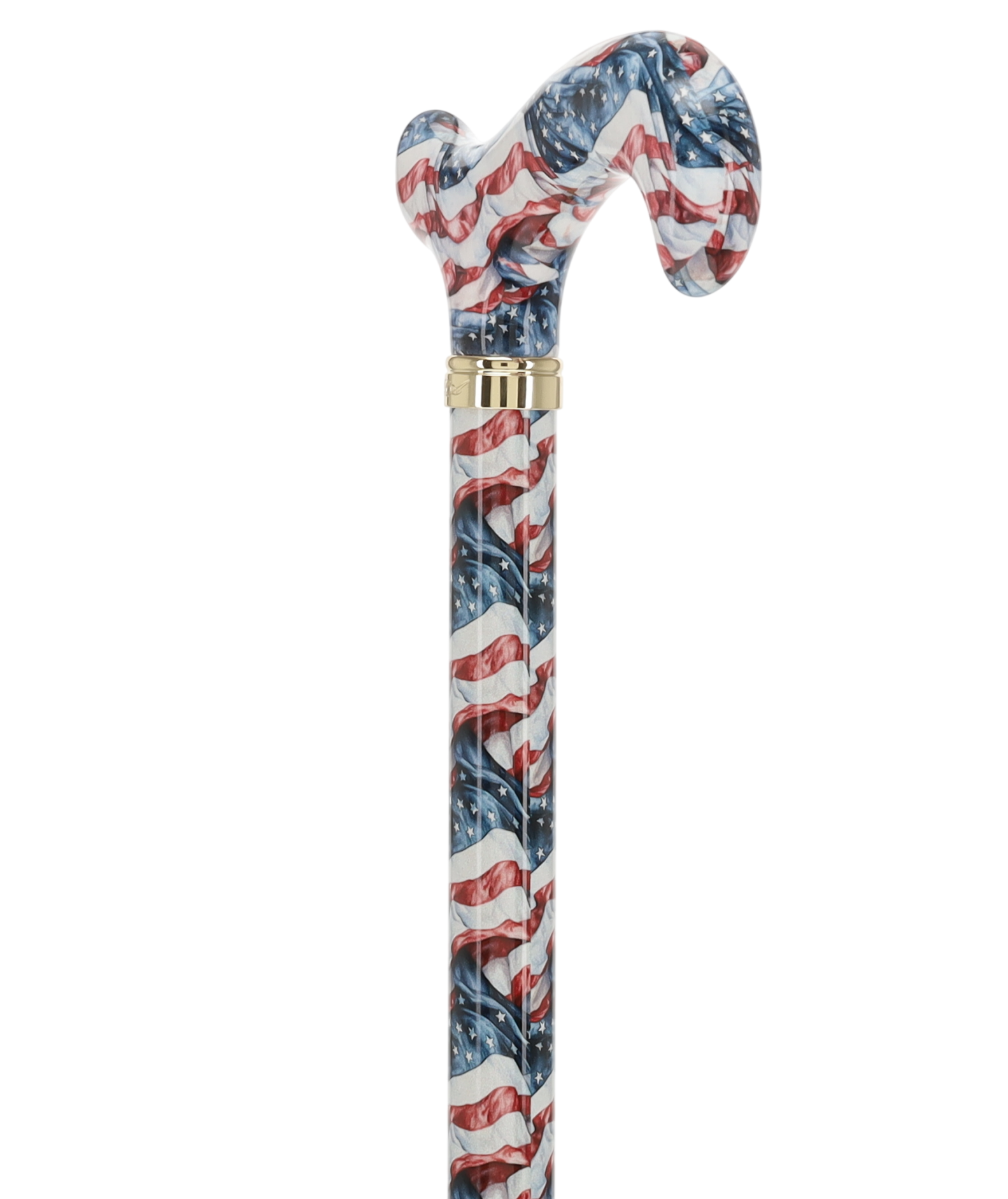 The Americas Designer Cane:  Patterned Derby Handle