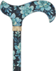 FashionStix Blue Bloom Succulents: Adjustable Designer Cane