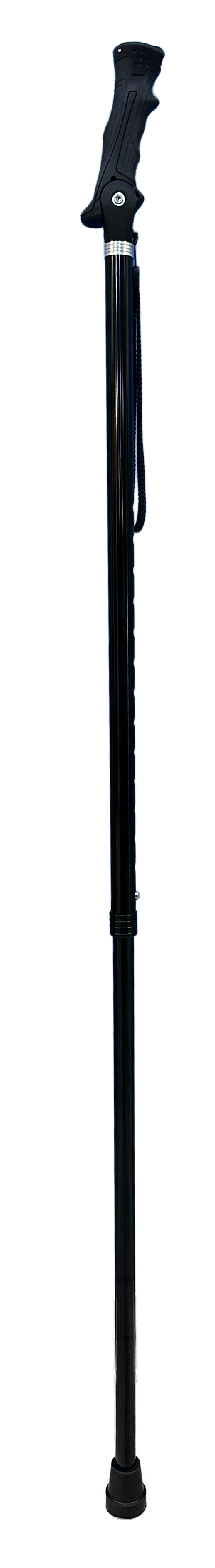 Black Adjustable Walking Hiking Staff