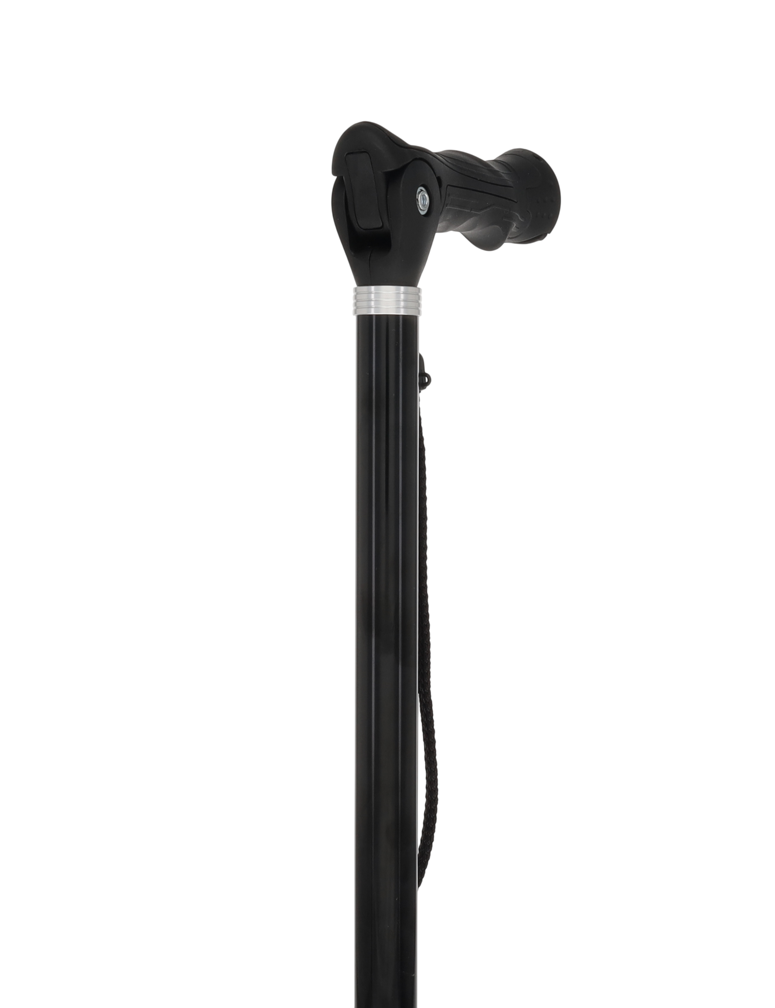 Black Adjustable Walking Hiking Staff
